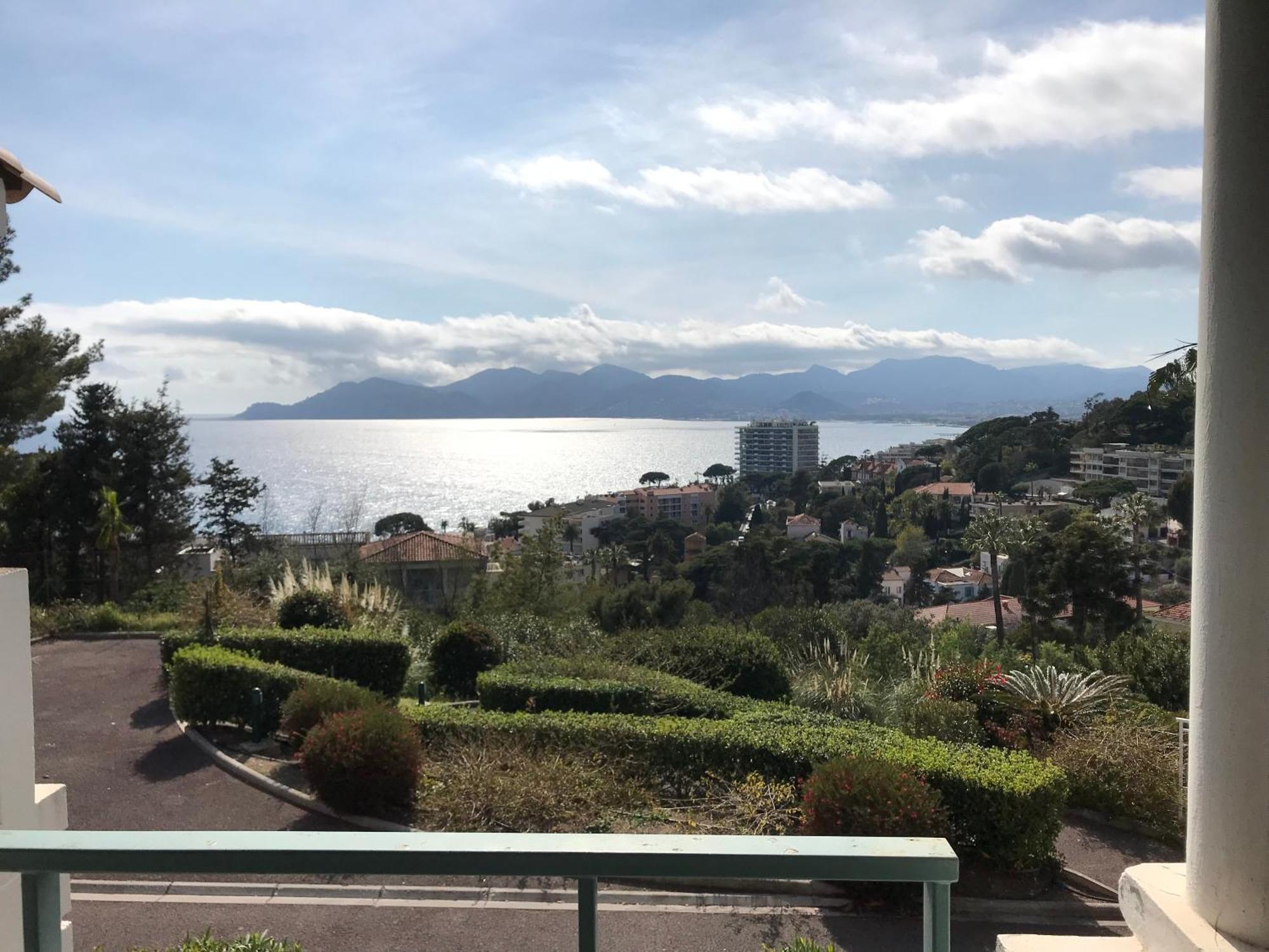 Appt Vue Mer Exceptionnelle Sur Baie De Κάννες Εξωτερικό φωτογραφία